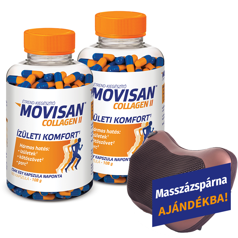 Natural Pharmaceuticals <?=PRODUCT_NAME?> Két doboz <?=PRODUCT_NAME?> étrend-kiegészítő kapszulák ízületek támogatására és egy masszírozó ingyen.
