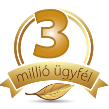 Natural Pharmaceuticals Movisan™ Collagen II 3 millió ügyfél logó.
